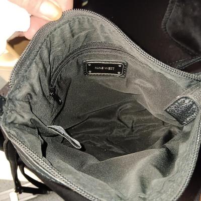 STONE MOUNTAIN LEATHER PURSE AND A NINE WEST BLACK PURSE