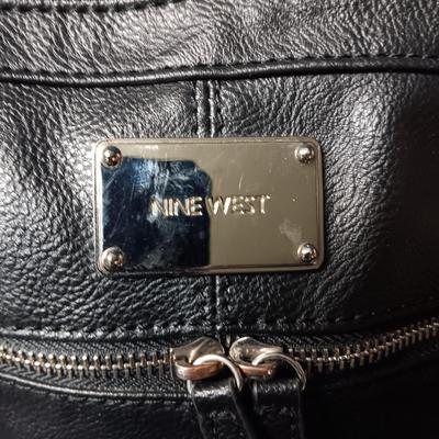STONE MOUNTAIN LEATHER PURSE AND A NINE WEST BLACK PURSE
