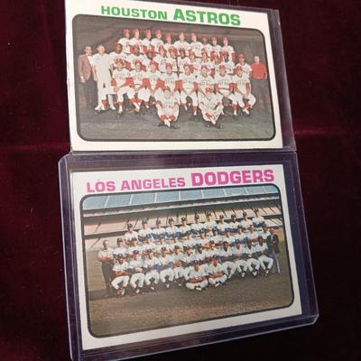 BASEBALL TEAM TRADING CARDS