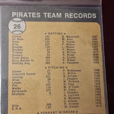 BASEBALL TEAM TRADING CARDS