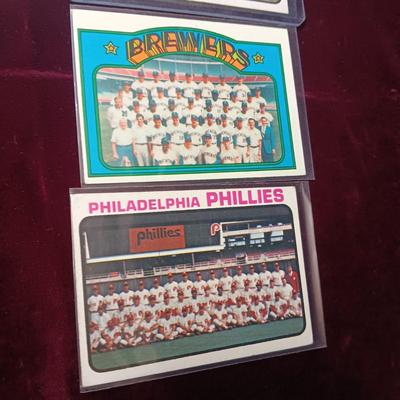 BASEBALL TEAM TRADING CARDS