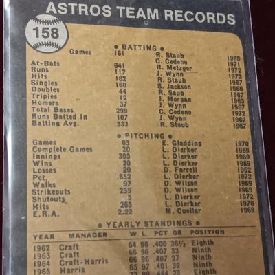 BASEBALL TEAM TRADING CARDS