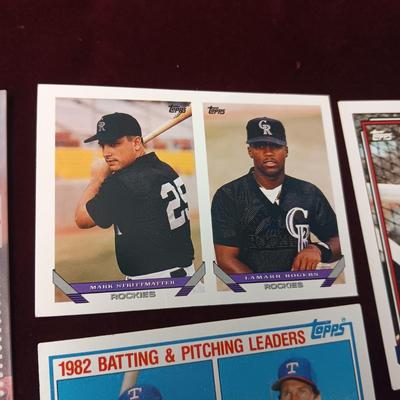 MISC BASEBALL TRADING CARDS (3)