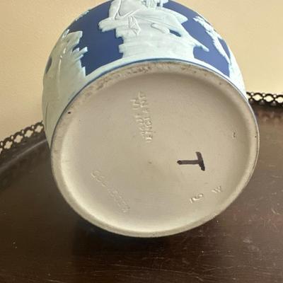 Antique Wedgewood Blue Portland Vase