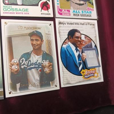 MISC BASEBALL TRADING CARDS (5)