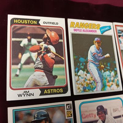 MISC BASEBALL TRADING CARDS (6)