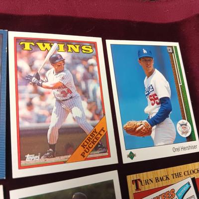 MISC BASEBALL TRADING CARDS (7)