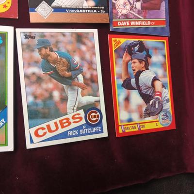 MISC BASEBALL TRADING CARDS (7)