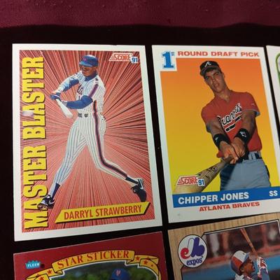 MISC BASEBALL TRADING CARDS (8)