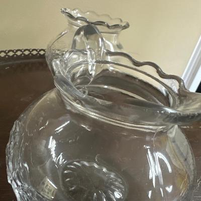 Jenkins glass antique Daisy leaf band