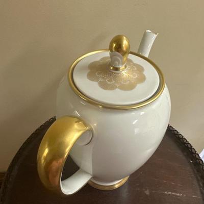Rosenthal coffee pot with gold