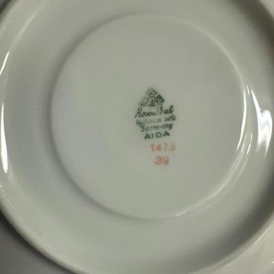 Set of 12 Rosenthal tea cups and saucers