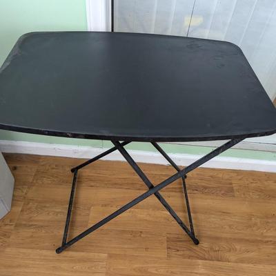 3 - 18 x 26 x Black Folding Tables (FR)