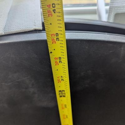 2 - 18 x 39 Black Folding Tables (FR)