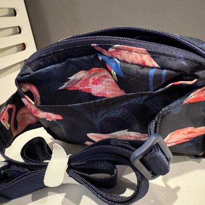 Lot of 2 Vera Bradley Items: Zip Card Pouch & Mini Belt Bag.