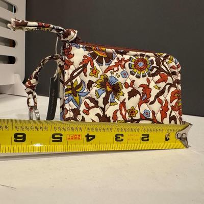 Lot of 2 Vera Bradley Items: Zip Card Pouch & Mini Belt Bag.