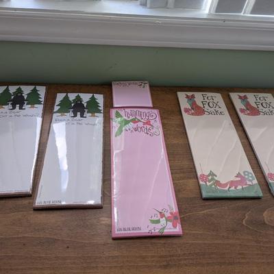 Little Blue House Notepads Bears Humming Birds & Foxes (FR)
