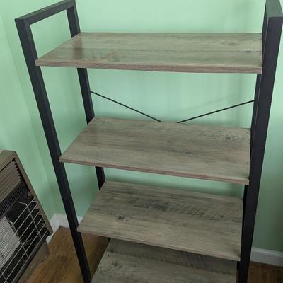 4 Tier Wood & Metal Bookshelf (FR)