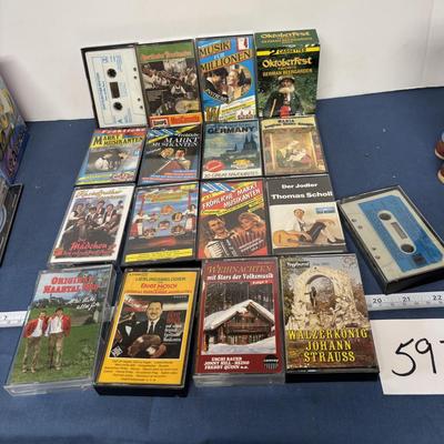 German Music Cassette Lot