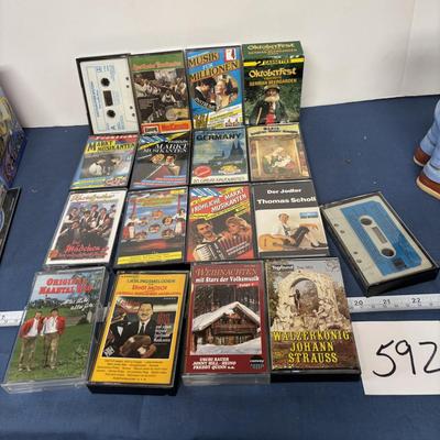 German Music Cassette Lot