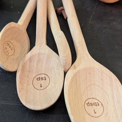 Wooden Measuring Spoons (HW)