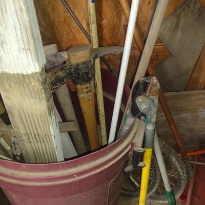 Contents of Shed- Gardening Tools, Garden Hose, Tool Boxes, Lawn Mowers
