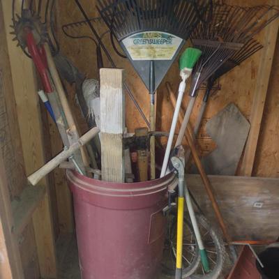 Contents of Shed- Gardening Tools, Garden Hose, Tool Boxes, Lawn Mowers