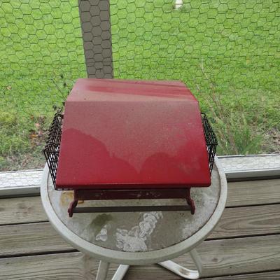 Heritage Farms Double Sided Metal Bird Feeder with Removable Suet Holders