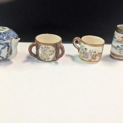 Vintage Marked Asian Dishes