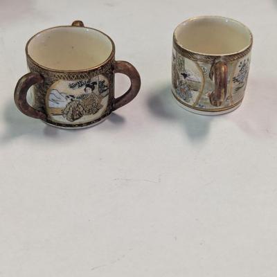 Vintage Marked Asian Dishes