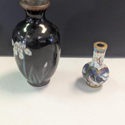 Vintage Chinese Cloisonne Vases