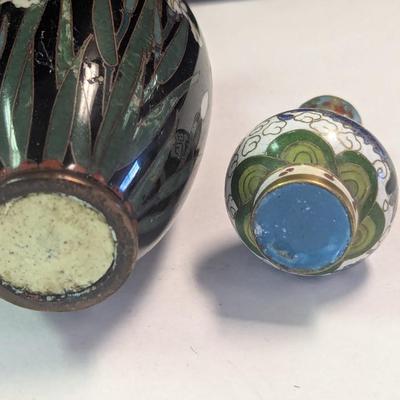 Vintage Chinese Cloisonne Vases