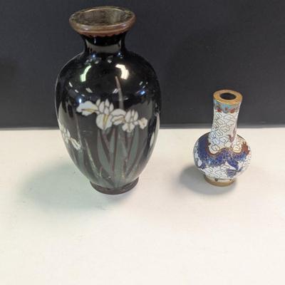 Vintage Chinese Cloisonne Vases