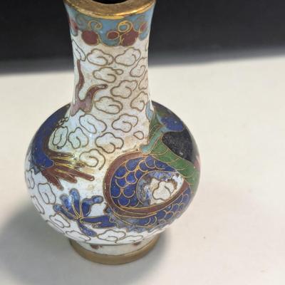 Vintage Chinese Cloisonne Vases