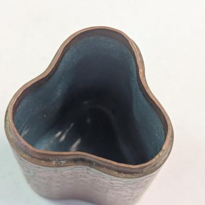 Vintage Chinese Cloisonne Bill Box & Napkin Rings