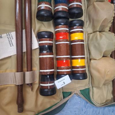 Badmitton and Croquet set- read descr