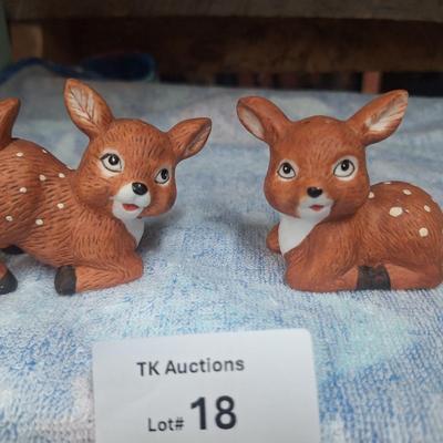 Deer Salt and pepper shakers