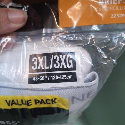 Hanes 3XL/3XG package of 6 briefs