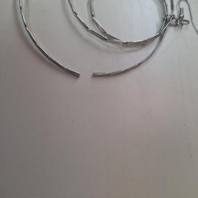 earrings, bracelet and necklace