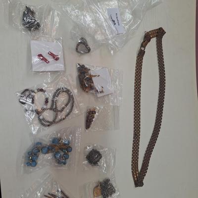 necklaces and earrings