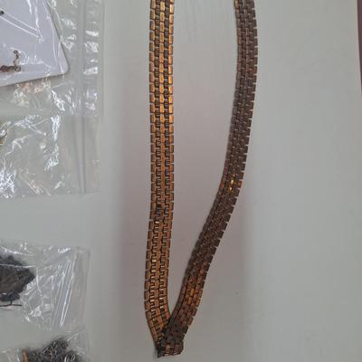 necklaces and earrings