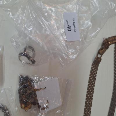 necklaces and earrings