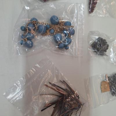 necklaces and earrings