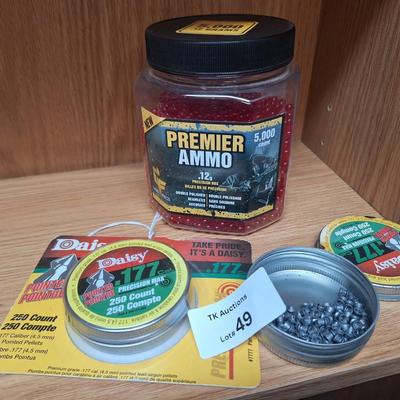 .177 pellets and airsoft BBs