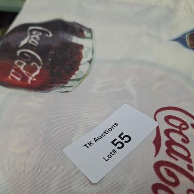 Coca Cola shower curtain