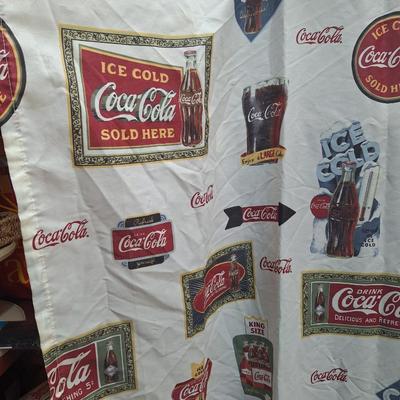 Coca Cola shower curtain
