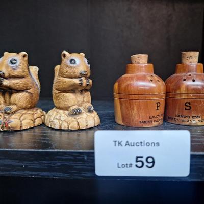 Salt and pepper shakers