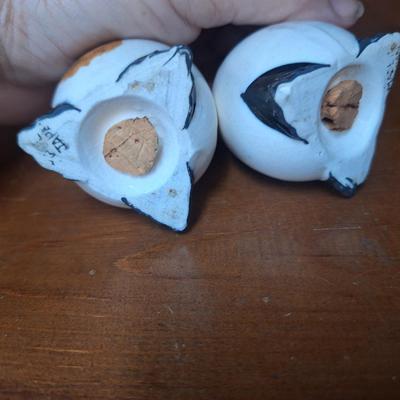 Egg salt and pepper shakers
