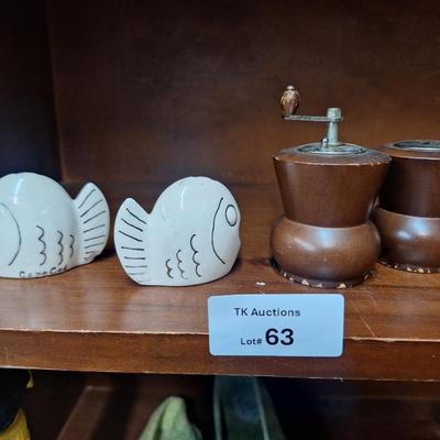 Salt and pepper shakers