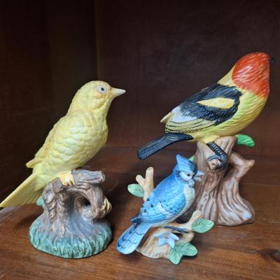 Porcelain birds- lefton and other